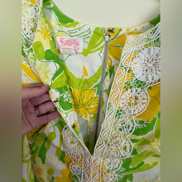 Vintage Lilly Pulitzer Lace Midi Kaftan - Picture 4 of 6